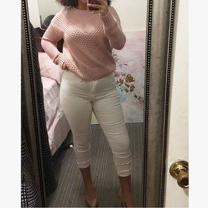 Pink Knitted Sweater